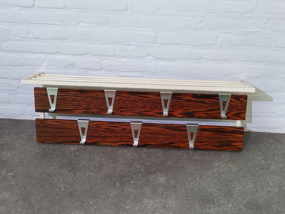 Image 1 of Wall Coat Rack Wenge - Vintage