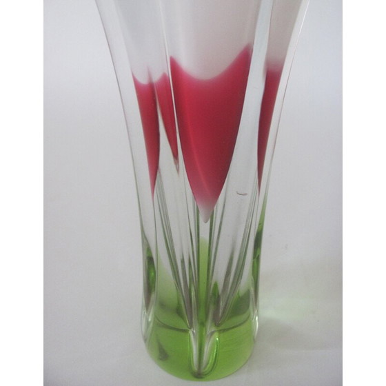 Image 1 of Vintage metal vase by J. Hospodka, Czechoslovakia 1960