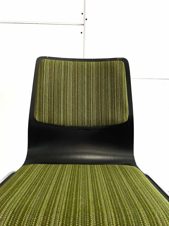 Image 1 of 4x vintage midcentury stacking chairs