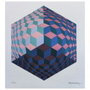 Victor Vasarely Op Art Limited Edition Lithograph