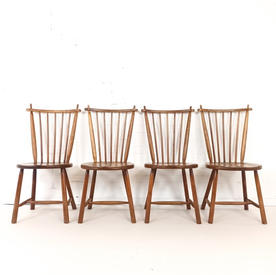 Image 1 of 4x vintage bar chair De Ster Gelderland 