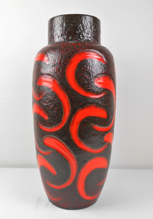 West Germany Fat Lava vase