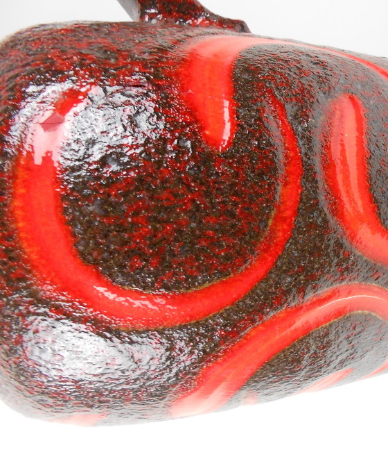 Image 1 of West Germany Fat Lava vase