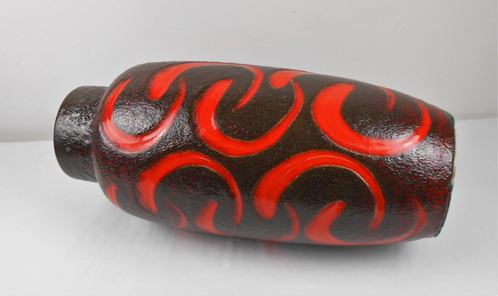 Image 1 of West Germany Fat Lava vase