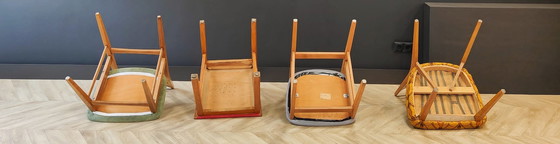 Image 1 of 4x vintage dining room chairs
