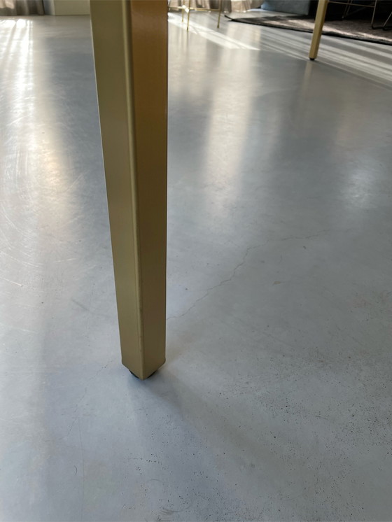 Image 1 of Nordal gold metal dining table