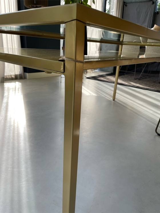 Image 1 of Nordal gold metal dining table