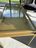 Nordal gold metal dining table