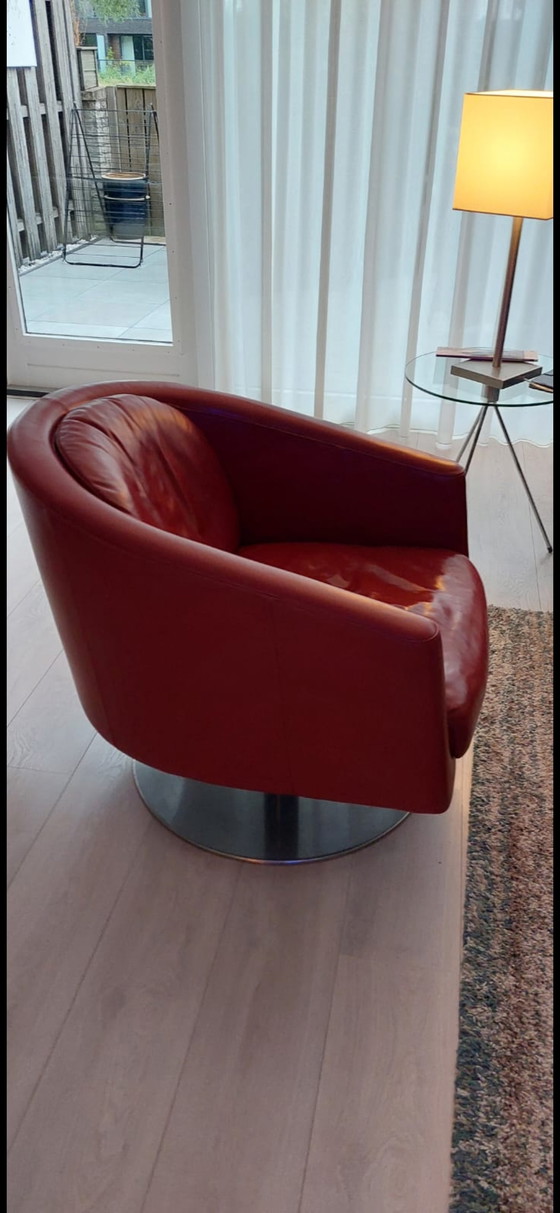 Image 1 of Natuzzi Liz swivel armchair