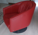 Fauteuil pivotant Natuzzi Liz