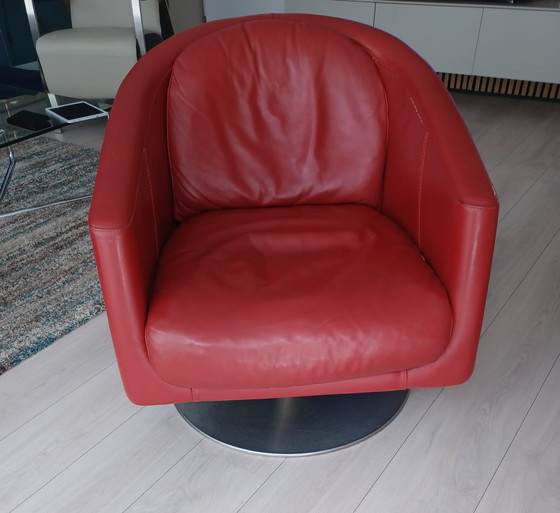 Image 1 of Natuzzi Liz swivel armchair