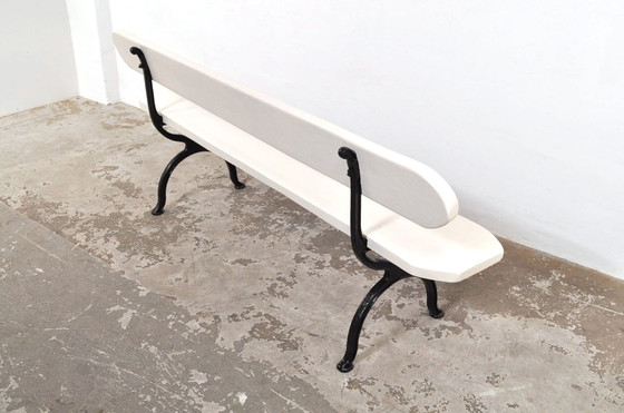 Image 1 of Panchina da giardino d'epoca restaurata