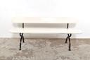 Vintage restored garden bench