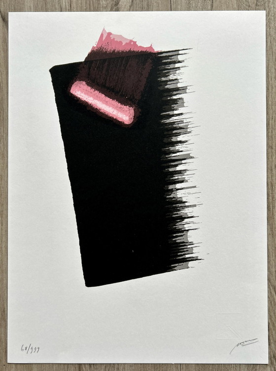 Image 1 of Screenprint Maarten Manson - Escape Red Black