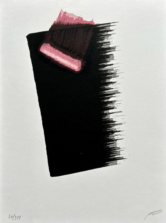 Image 1 of Screenprint Maarten Manson - Escape Red Black