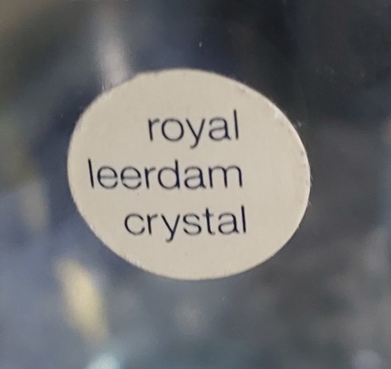 Image 1 of Glasfabriek Leerdam Crystal vase by Siem van der Marel