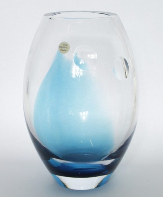 Image 1 of Glasfabriek Leerdam Crystal vase by Siem van der Marel