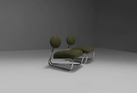 Image 1 of 2x Cantilever chairs