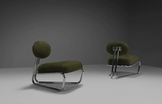 Image 1 of 2x Cantilever chairs