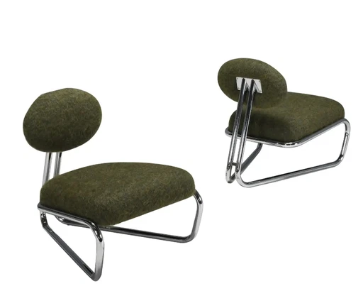 2x Cantilever chairs