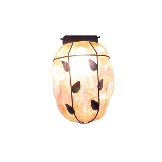 Image 1 of Vintage pendant lamp by Ture Berglund Skansenlampa for Stockholms Glasbruk, 1930s