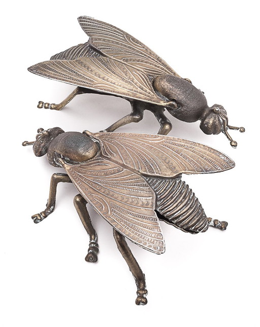 Pair Of Fly Ashtrays