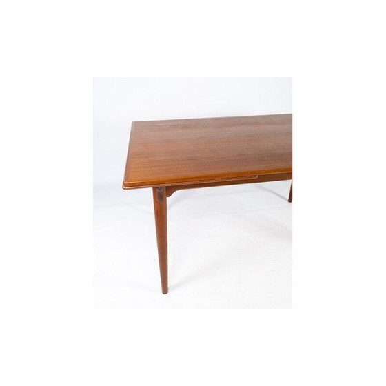 Image 1 of Vintage teak table with extensions Denmark 1960s