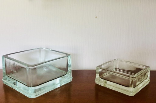 Mid-Century Lumax Ashtrays By Charlotte Perriand, Set Of 2