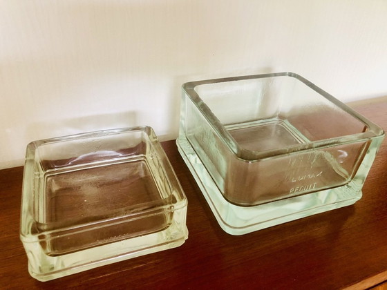 Image 1 of Mid-Century Lumax Ashtrays By Charlotte Perriand, Set Of 2