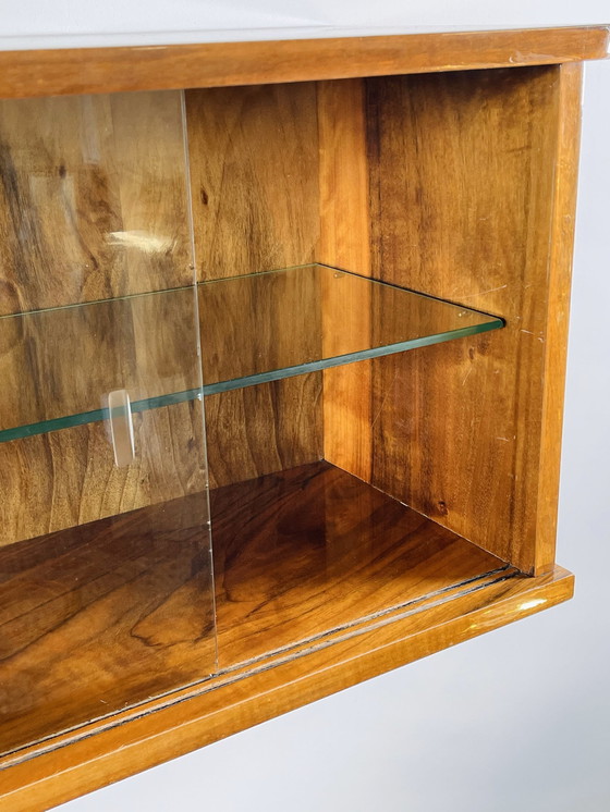 Image 1 of Hanging Display Case In Walnut Guitar Lacquer