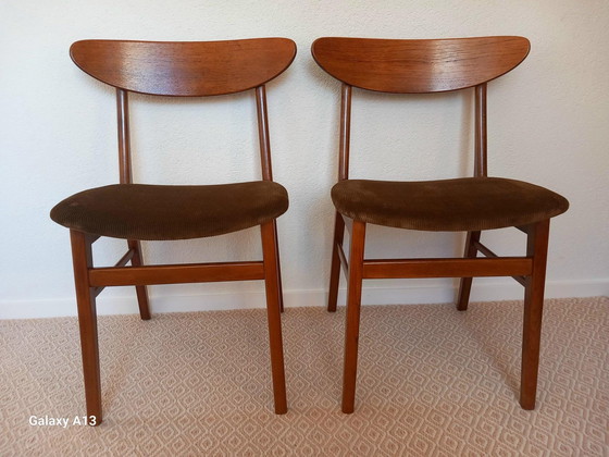 Image 1 of 2x Danish Farstrup Dining Chair