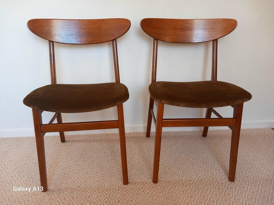 Image 1 of 2x Danish Farstrup Dining Chair