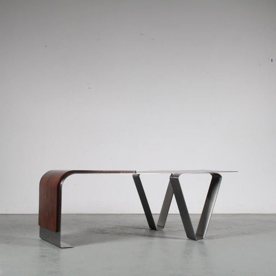 Image 1 of Coffee Table in the style of Michel Boyer, France 1970