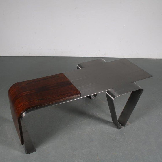 Image 1 of Coffee Table in the style of Michel Boyer, France 1970