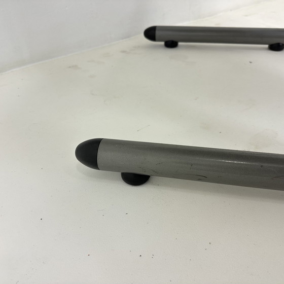 Image 1 of Sillón de cuero estilo Memphis, década de 1980