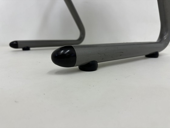 Image 1 of Sillón de cuero estilo Memphis, década de 1980