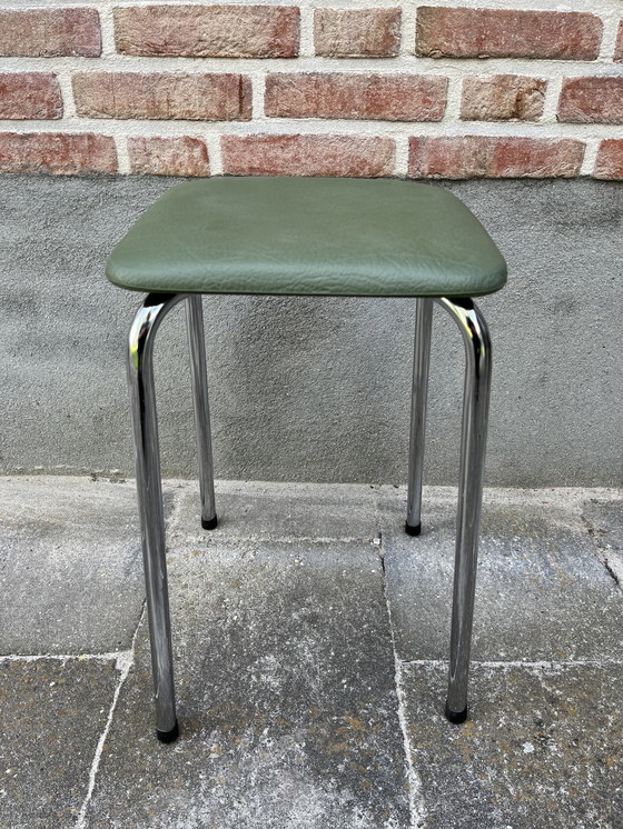 Image 1 of Mid - Century Soudexvinyl stool