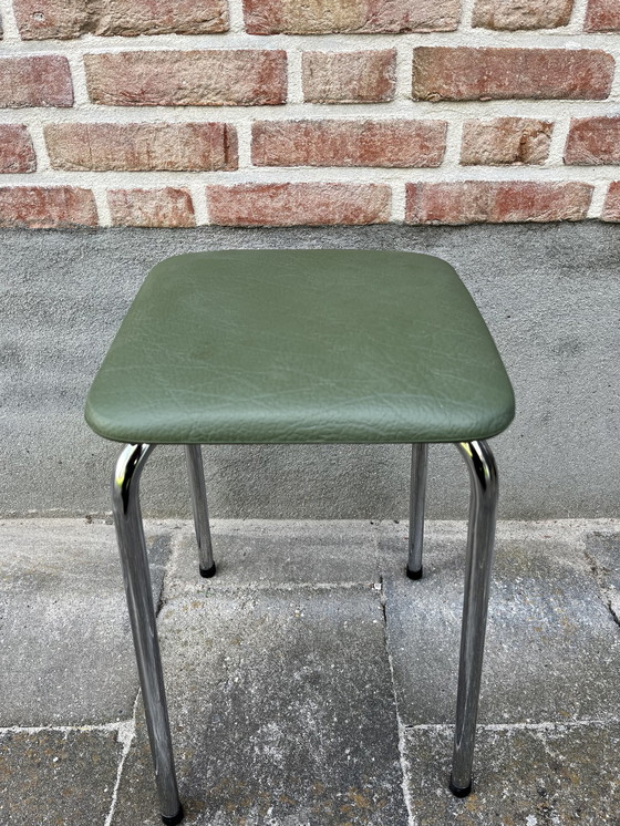 Image 1 of Mid - Century Soudexvinyl stool