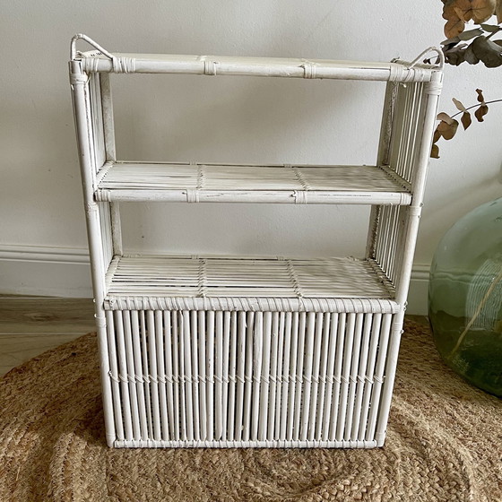 Image 1 of Rattan Wall Shelf