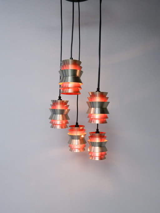 Lakro Cascade Pendant Lamp, 1970s