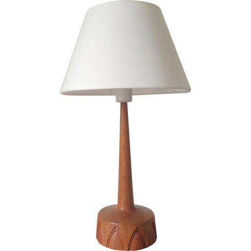 Vintage teak table lamp for AB Stilarmatur Tranås, Sweden 1960