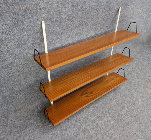 Shelf Teak 60s Danish Mid - Century Design "String Style" Vintage Retro 60S
