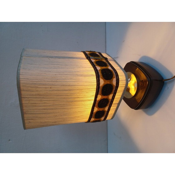 Image 1 of Lampada vintage in bachelite e tessuto, 1960