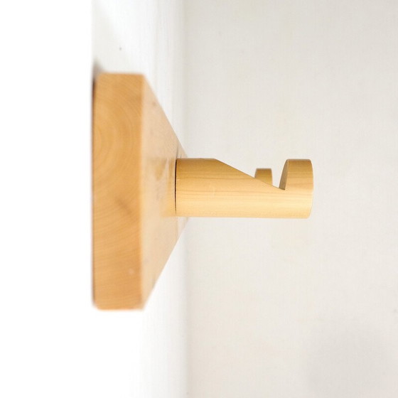 Image 1 of Vintage coat rack in solid pine, selected by Charlotte Perriand for Les Arcs, 1960