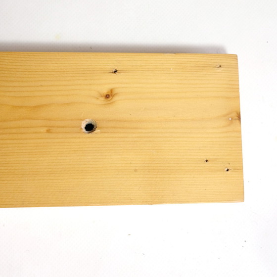 Image 1 of Vintage coat rack in solid pine, selected by Charlotte Perriand for Les Arcs, 1960