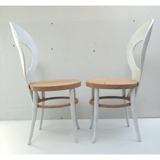 Image 1 of Coppia di sedie "mouette" vintage di Baumann, 1950