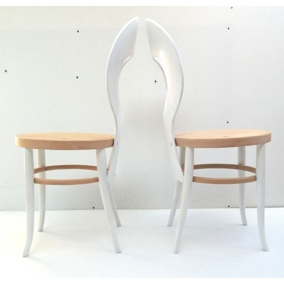 Image 1 of Coppia di sedie "mouette" vintage di Baumann, 1950