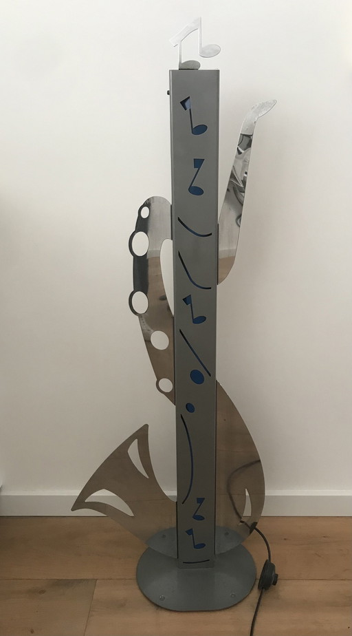 Vintage Floor Lamp Saxophone by Wofi Leuchten GmbH