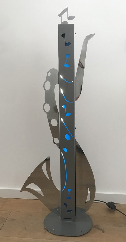 Vintage Floor Lamp Saxophone by Wofi Leuchten GmbH