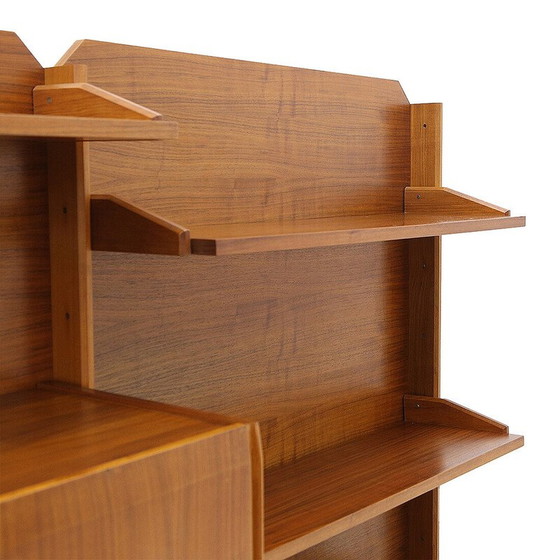 Image 1 of Vintage wall unit in veneered wood, Italy 1960